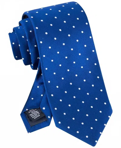 Tommy Hilfiger Men's Festive Dot Tie In Blue In Blue