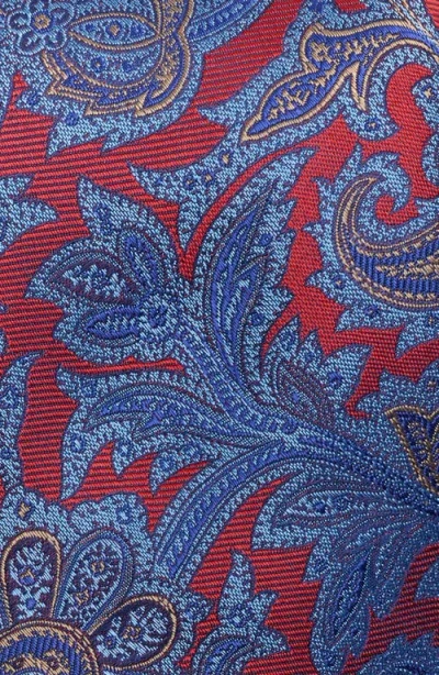 Ted Baker London Culpeper Twill Paisley Silk Blend Tie In Blue