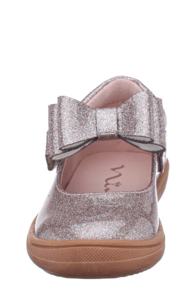 Nina Kids' Varga Glitter Mary Jane Flat In Pink