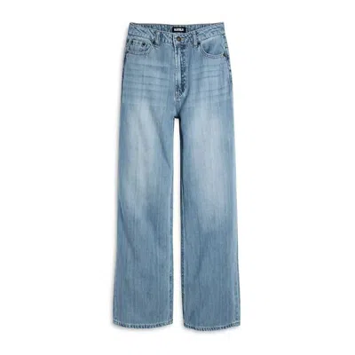 Katiejnyc Junior's Brooklyn Denim Jeans In Light Wash In Multi