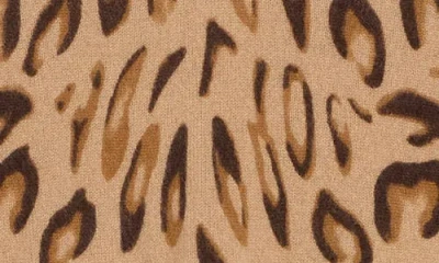 Magaschoni Leopard V-neck Cashmere Sweater In Animal Print