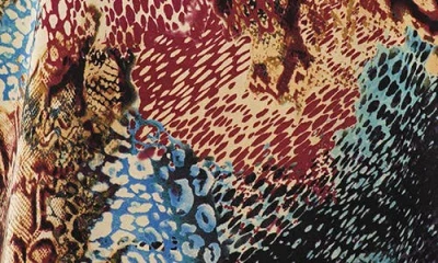 Cyrus Tie Front Top In Blue