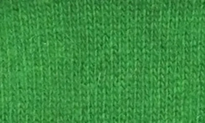 Portolano Wool Blend Gloves With Faux Fur Trim In Green