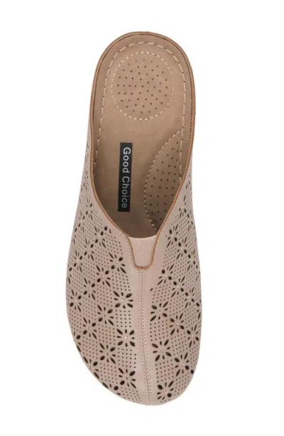 Gc Shoes Vale Laser Cut Wedge Mule In Multi