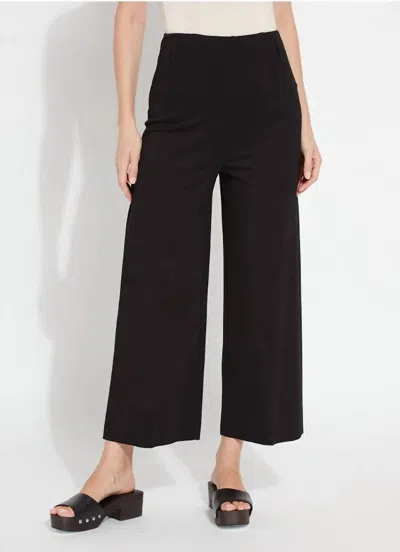 Lyssé Ellis Hi Waist Culottes In Black In Black
