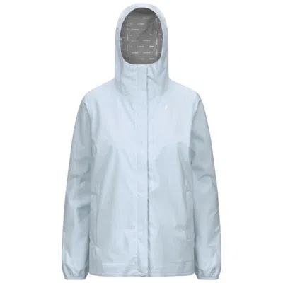 K-way Celeste Mid Jacket With Technical Fabric In Blue