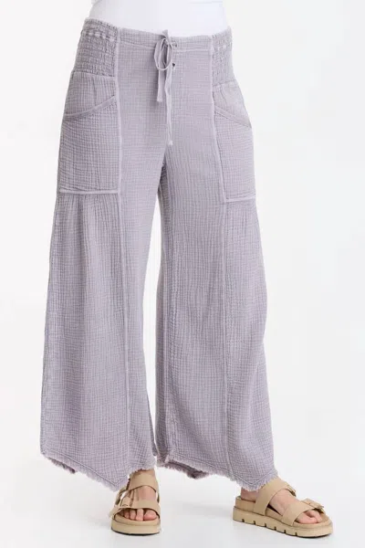 Xcvi Aimon Pant In Distress Wash In Blue