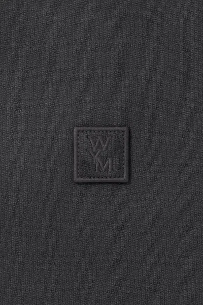 Wooyoungmi Grey Sweatshirt With Logo Patch On The Front And Logo Lettering On The Back In Cotton Man In Gray