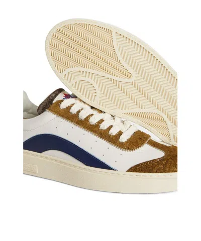 Dsquared2 Suede And Rubber Sole Sneakers In Multi