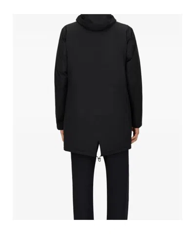 Herno Hooded Parka Down Jacket Clothing In Black