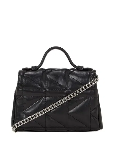 Karl Lagerfeld Black K Kuilt Satchel
