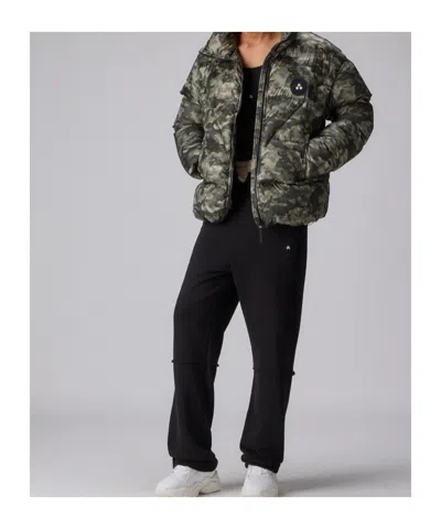 Peuterey Dark Green Puffer Jacket In Green