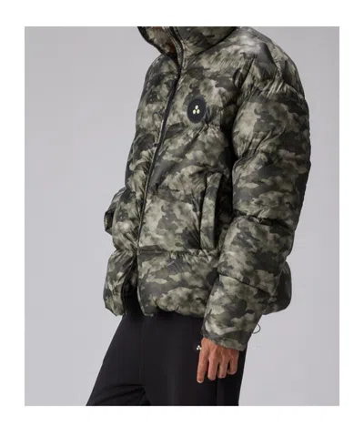 Peuterey Dark Green Puffer Jacket In Green