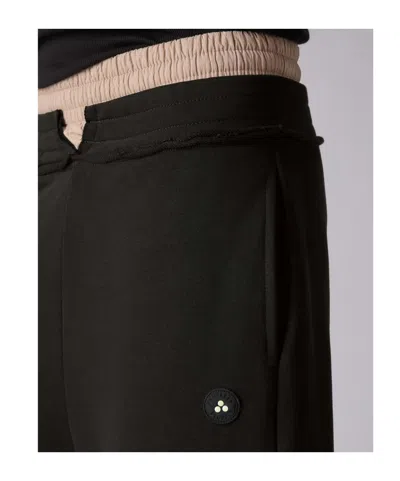 Peuterey Classic Tailored Trousers With Straight Leg Cut In Black