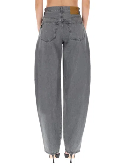 Haikure "bibi Denim" Pants In Gray