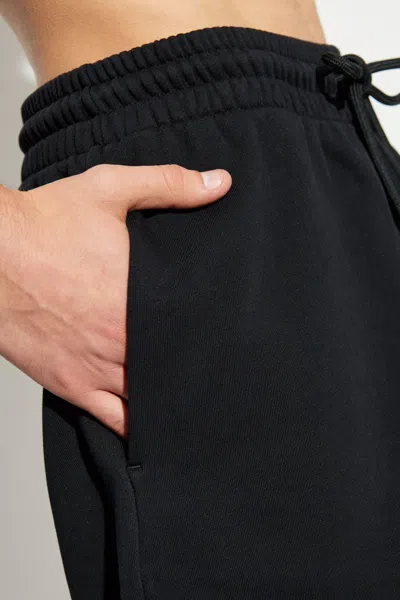 Off-white Casual Cotton Bermuda Shorts With Graphic Print In Black