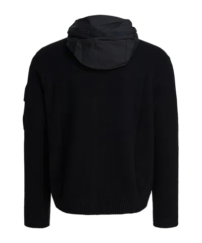 C.p. Company Metropolis Series Hooded-zipped Jacket In Black
