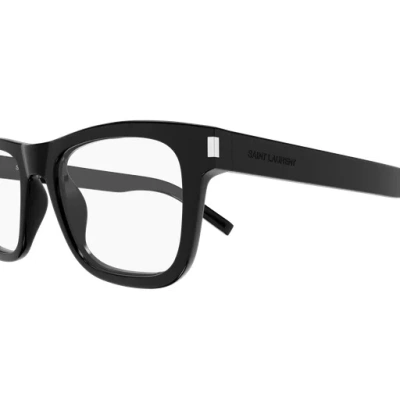 Saint Laurent Rectangle-frame Glasses In Black