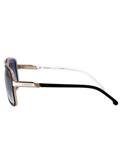 Carrera Black White Metal Sunglasses In Blue
