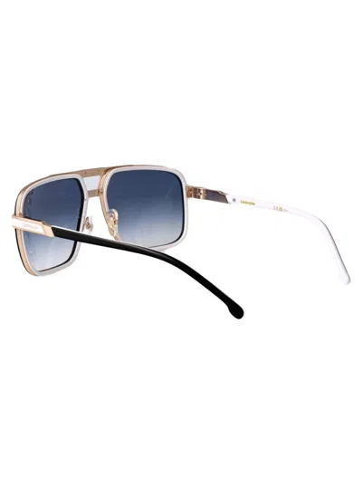 Carrera Black White Metal Sunglasses In Blue