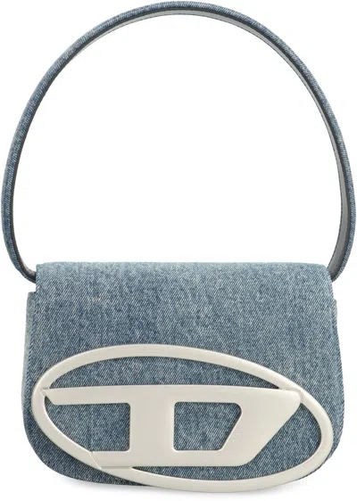 Diesel 1dr Leather Shoulder Bag In Blue