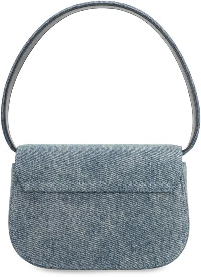 Diesel 1dr Leather Shoulder Bag In Blue