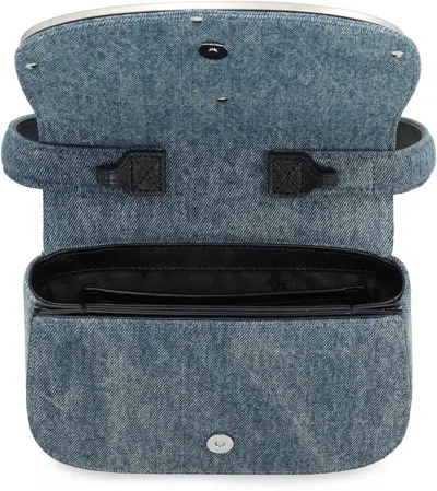 Diesel 1dr Leather Shoulder Bag In Blue