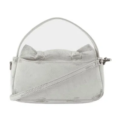 Acne Studios Balmain Balmain Grey High-neck Wool Sweater With Gold Buttons In Gray