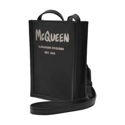 Alexander Mcqueen Mini Crossbody Bag In Black