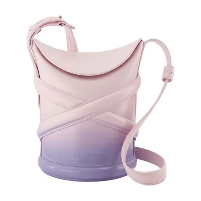 Alexander Mcqueen Tartan Leather The Curve Hobo Bag In Multi