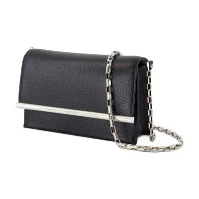 Alexander Mcqueen Mini Cross-bar Cross Body Bag In Black
