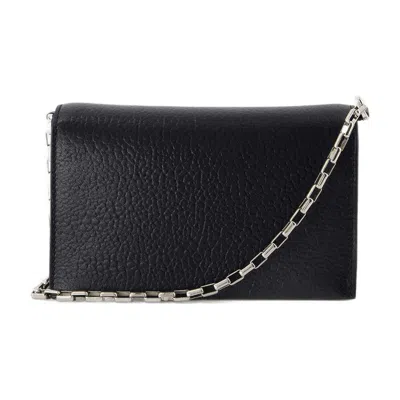 Alexander Mcqueen Mini Cross-bar Cross Body Bag In Black