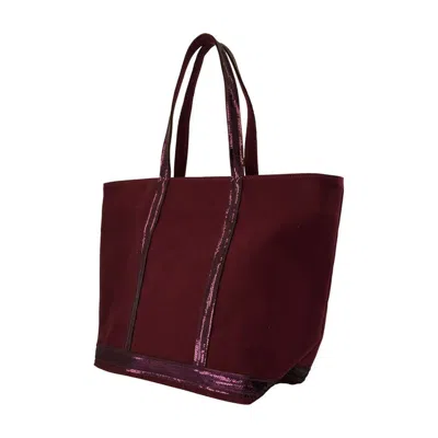 Vanessa Bruno Medium Sequin-trimmed Tote Bag In Brown
