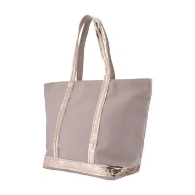 Vanessa Bruno Sequin-trimmed Tote Bag In Pink