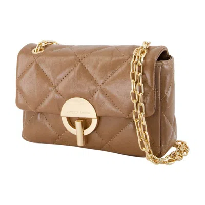 Vanessa Bruno Moon Moyen Crossbody Bag In Brown