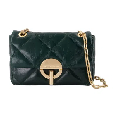 Vanessa Bruno Nano Moon Shoulder Bag In Green