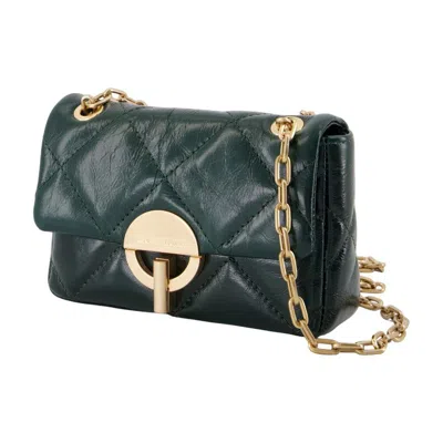 Vanessa Bruno Nano Moon Shoulder Bag In Green