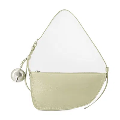 Burberry Shield Sling Mini Wallet On Chain In Sand