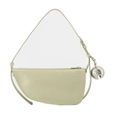 Burberry Shield Sling Mini Wallet On Chain In Sand