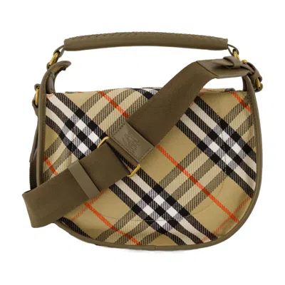 Burberry Small Handbag With Adjustable Strap And Check Pattern In Multi
