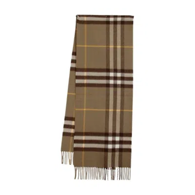 Burberry Cashmere Check Scarf In Multi