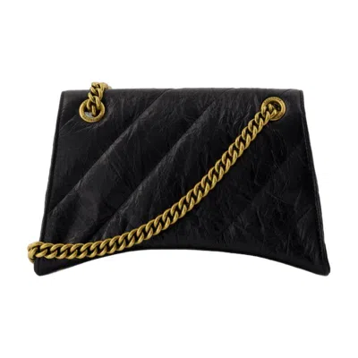 Balenciaga Crush Chain S Shoulder Bag In Black
