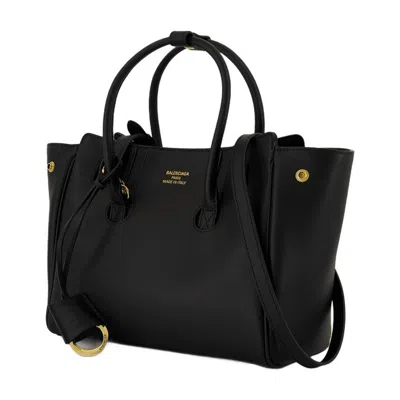 Balenciaga Women's Carry All Hampton Mini Leather Bag In Black