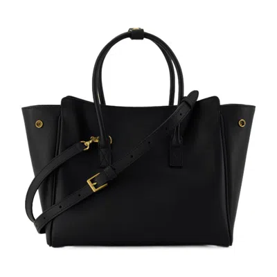 Balenciaga Women's Carry All Hampton Mini Leather Bag In Black