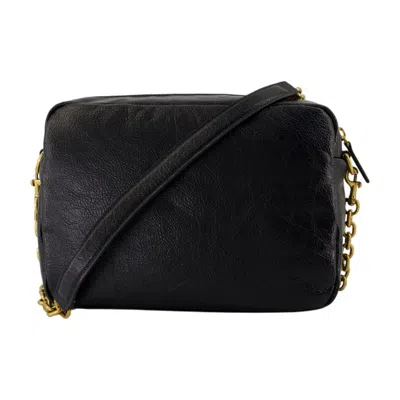 Balenciaga Black Monaco Xs Camera Bag In Black