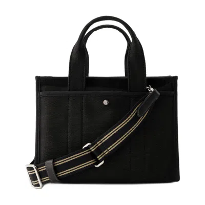 Coach Field Logo-appliqué Tote Bag In Black