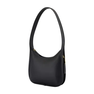 Coach Top-handle Calfskin Shoulder Bag In Black