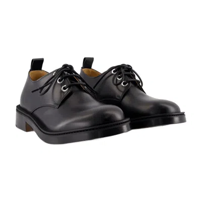 Alexander Mcqueen Trunk Lace Up Derby Shoe In Black