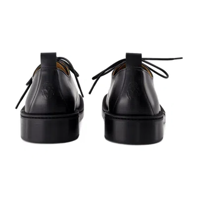 Alexander Mcqueen Trunk Lace Up Derby Shoe In Black