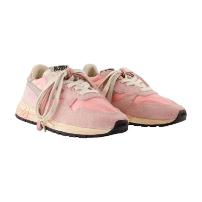 Autry Reelwind Supervintage Sneakers In Pink